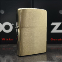 Original windproof zippo lighter genuine pure copper wire drawing 204B mens zppo lettering kerosene machine