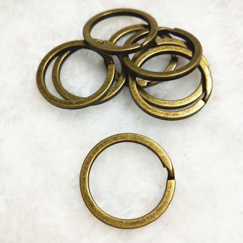 28/30/32mm Vintage Accessories 30mm Antique Bronze Keychain Ring 35mm Ring 81111 Flat Ring Outer Diameter