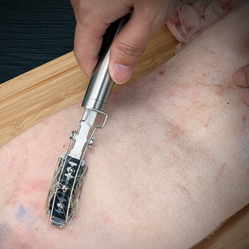 Двойное использование свиная шерсть с рыбной чешуйкой для бритья.