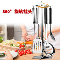 304 stainless steel rotating kitchenware rack storage rack Spatula spoon shovel pylons Kitchen cooking cookware storage rack