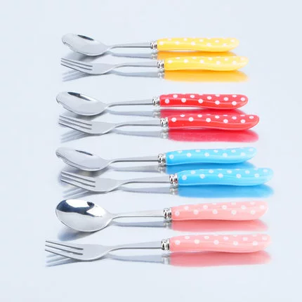 Корейская керамическая детская дизайнерская ручка из нержавеющей стали, посуда, защита от ожогов