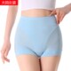 Summer women's plus size flat angle high waist belly-closing safety pants