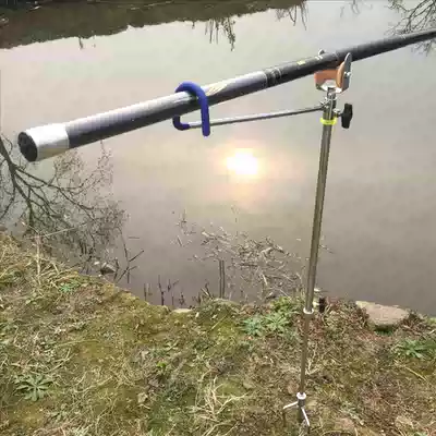 Hand pole long pole bracket gun pole netting Rod insert ground support fishing gear fishing gear fishing accessories equipment