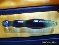 Sex female utensils Ice Fire stick Crystal Phallus transparent glass G point posterior court masturbation sexual interest 2072