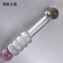 Count Everest 1822 Crystal ice flawless glass rear vestibular self-solver G point rear vestibular anus seesce anal plug