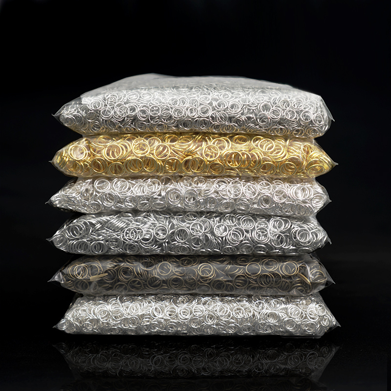 Large Package Price 500g Beading Materials Small Iron Rings Connecting Rings Single Rings Circles Open Rings Iron Rings