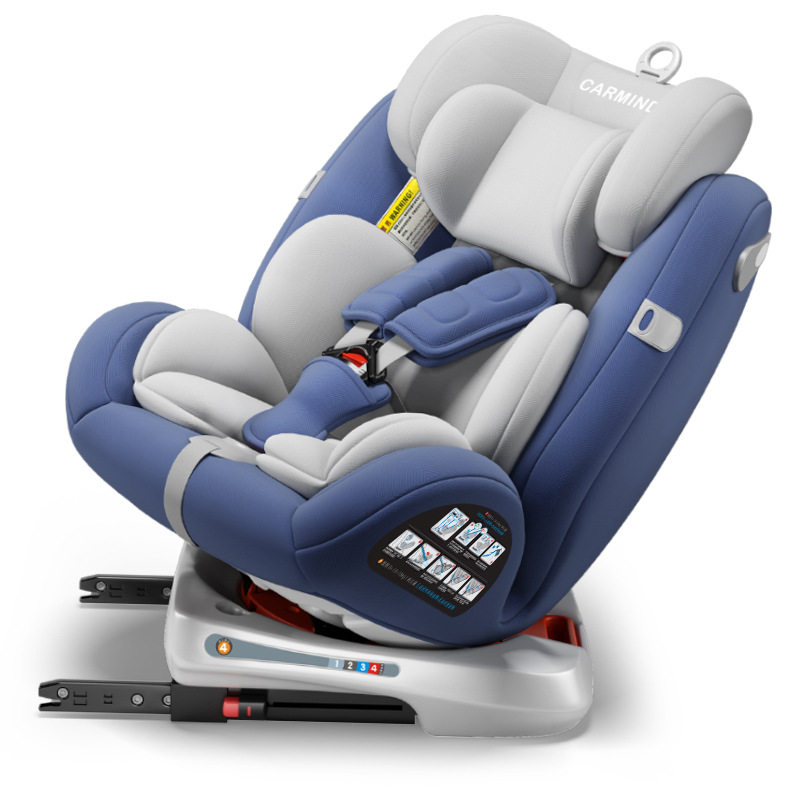 360-degree rotating children's car seat car for 0-12 years old car baby baby can sleep lying universal seat