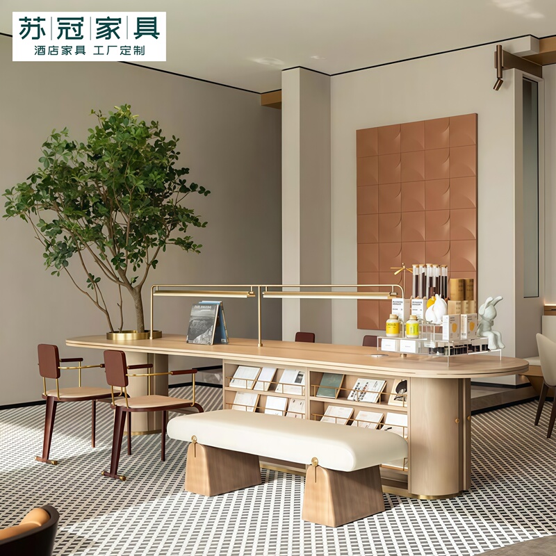 Modern Library Reading Table, Cafe Bar Chair, Hotel Lounge Area, Mezzanine Desk and Chair, Meeting Table