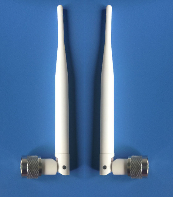 White 2 4G 5db antenna omnidirectional high gain antenna wireless WIFI router antenna SMA inner hole-Taobao