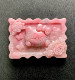 Natural rhodonite pink jade Kitty stamp photo frame Hello Kitty