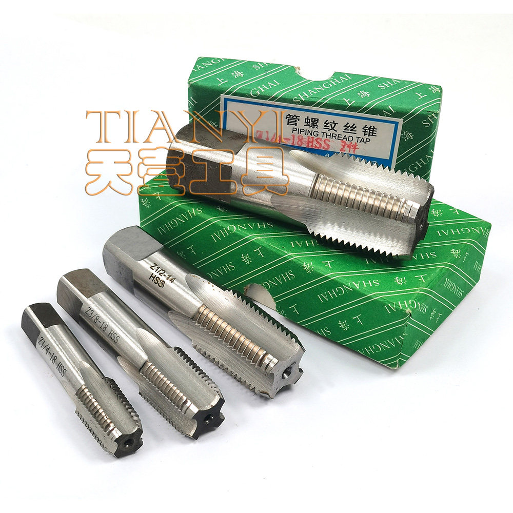 60°American tapered pipe thread taps Pipe thread taps Z1 8 Z1 4 Z3 8 Z1 2 Z3 4 Z1