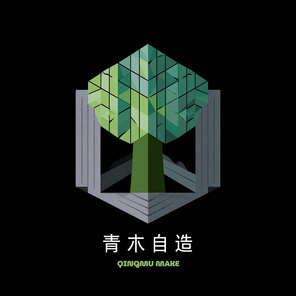 青木自造AokiMake的LOGO