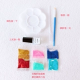 Упаковка из неосязаемого перламутра ручной работы, набор инструментов для имитации воронения, пинцет для тимбилдинга, яркое масло, блестки из ракушек