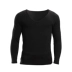 Quần lót nam cổ thấp quần áo mùa thu đáy quần dài tay mỏng phần mùa thu và mùa đông cotton lớn cổ tròn modal áo cổ chữ V - Áo ấm áo thu đông nam nữ Áo ấm