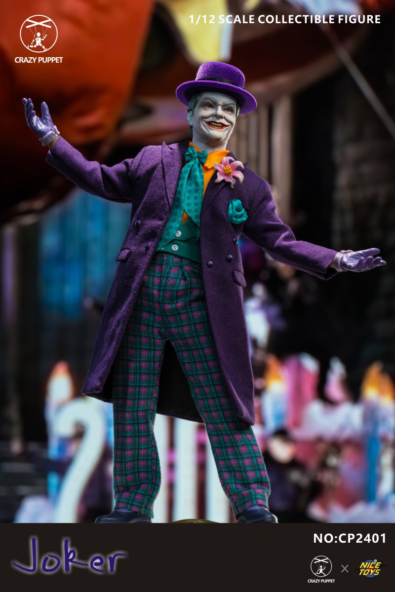 CPTOYS X NICETOYS Joker 1989 Version Action Figure CP2401 In