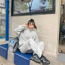 Cloth sauce original smoky reflective strip split stand collar printed sweater cardigan sports coat womens autumn New