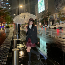 Cloth sauce Berlin Girl design sense function tooling wind metal decorative suit jacket 2021 Autumn New