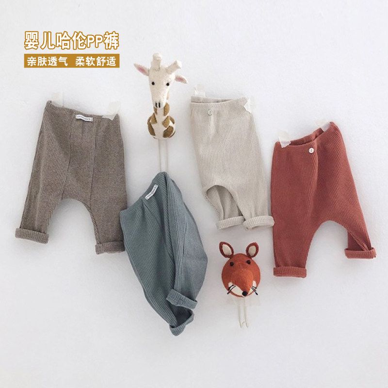 Baby pants baby inner lap pants male Spring autumn outside wearing winter garnter large PP pants Korean version child autumn clothes ins