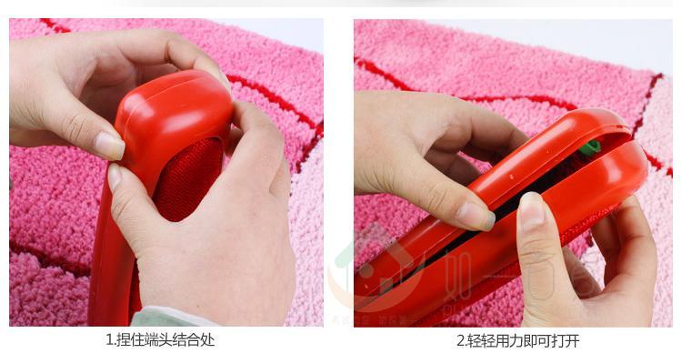 Bàn chải hút hai mặt tĩnh điện hút quần áo đến bàn chải tóc bụi bàn chải lông bàn chải quần áo khô sạch - Hệ thống giá giặt máy cắt xù lông quần áo