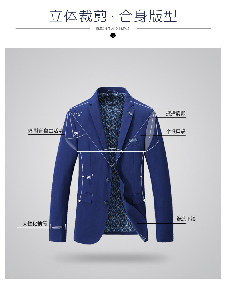 Princesong 男士夏季薄款 防晒西服外套 图2