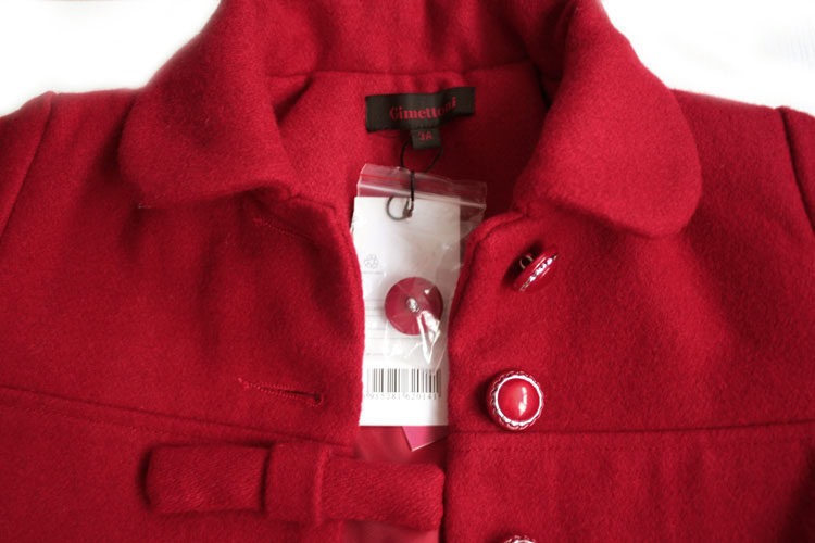 Manteau pour fille GIMETTONI en laine - Ref 2162375 Image 41