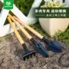 Worth Gardening Potted Mini Three-piece set Wooden handle Potted Planting Tools Shovel Rake Gardening Set