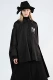 Lapargay Napajia mới của phụ nữ mùa thu áo khoác dài màu đen trung niên áo khoác giản dị áo khoác gió - Trench Coat