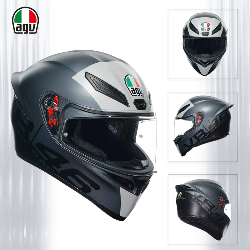 AGV Полушлем, гоночный шлем для мужчин и женщин противотуманной