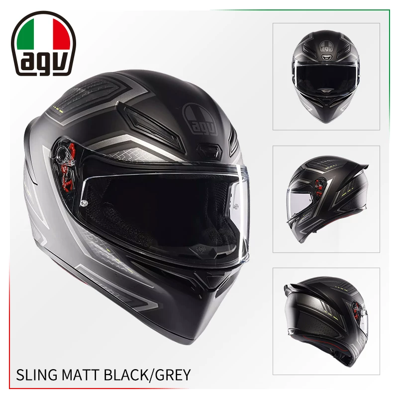 AGV Полушлем, гоночный шлем для мужчин и женщин противотуманной