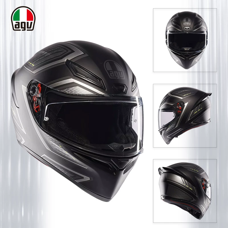AGV Полушлем, гоночный шлем для мужчин и женщин противотуманной