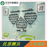 Рельефные стойки полки Terront -nailhouse Oil Globe Wall Grase Hyple Display Cosmetics Wall -Mount полки укрытие