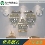 Рельефные стойки полки Terront -nailhouse Oil Globe Wall Grase Hyple Display Cosmetics Wall -Mount полки укрытие