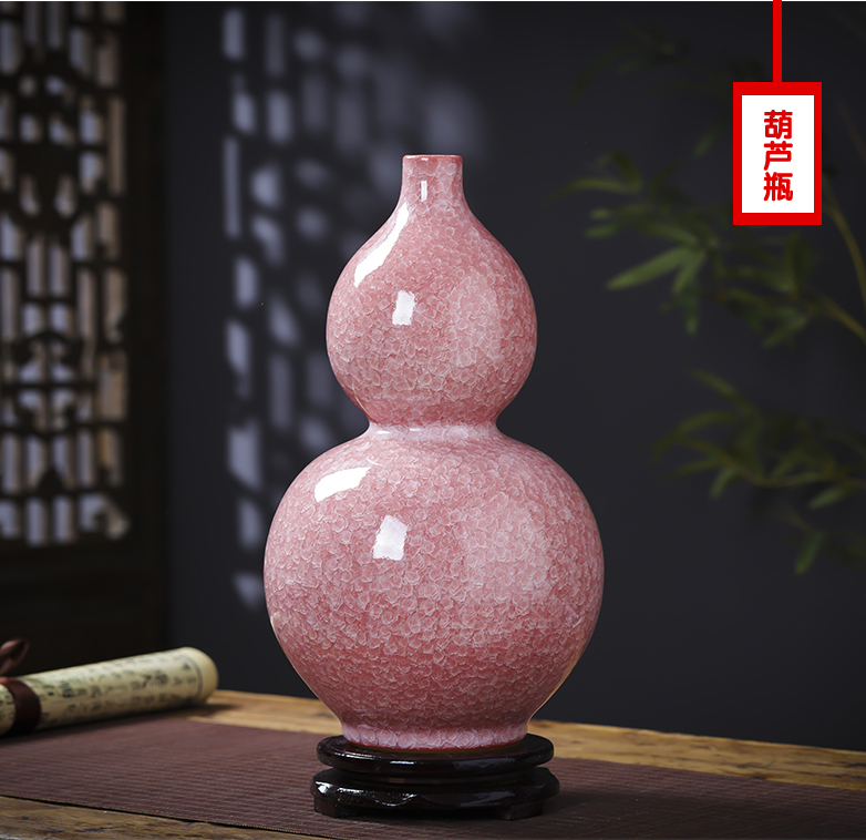 Jingdezhen porcelain vases, ceramic flower arranging archaize furnishing articles new living room TV cabinet decoration of Chinese style household porcelain