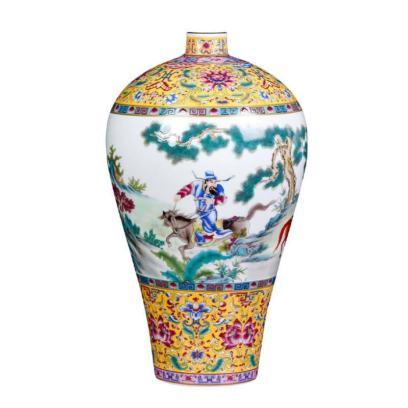 Jingdezhen ceramics vase under the archaize Xiao Heyue Han Xinmei bottles of the sitting room of Chinese style household adornment furnishing articles