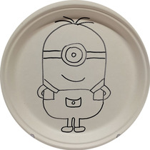 Whole grain adhesive painting Manual DIY seed painting Chassis disc paper plate Blank paper plate drawing 5 yuan