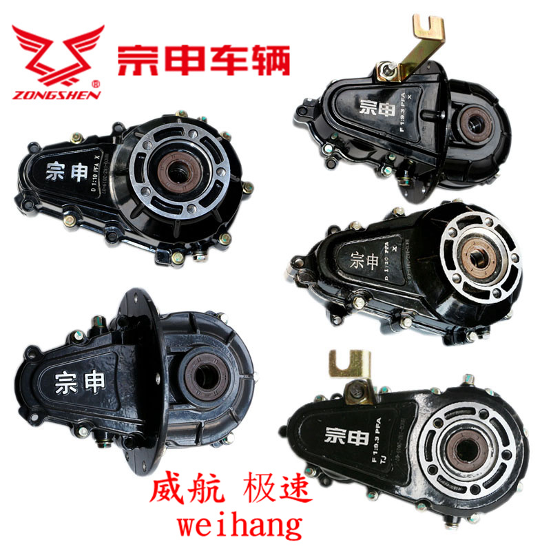 Zongshen electric three-and four-wheeled vehicle rear axle tooth package gearbox Original factory differential assembly high and low speed shift 18 teeth