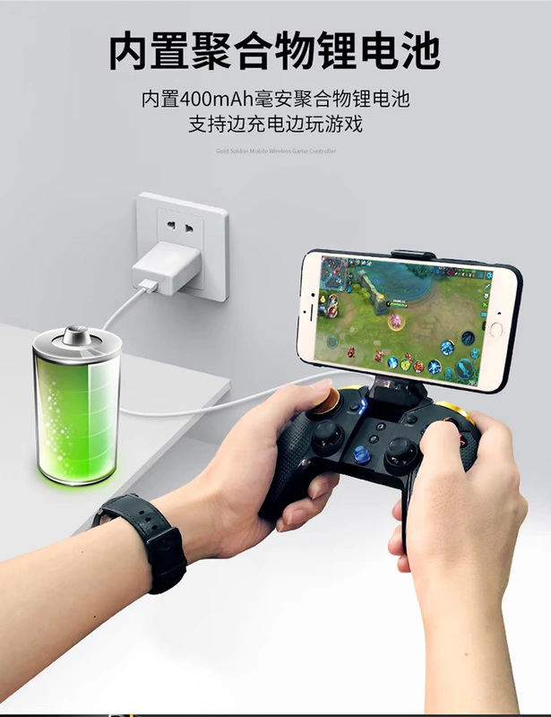 Tay cầm chơi game Bluetooth IPEGA có màn hình Máy tính bảng Apple iOS Android qua gamepad FireWire CF - Người điều khiển trò chơi