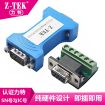 Z-TEK Litt Industrial Class General Serial RS232 to RS422 485 Converter DB9 Principal ZY206