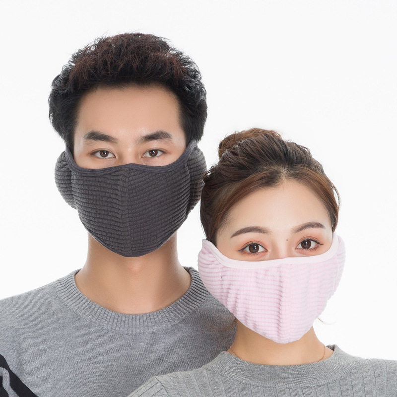 Winter outdoor cycling warm mask cold-proof dust-proof ear protection men and women electric car windshield warm face mask