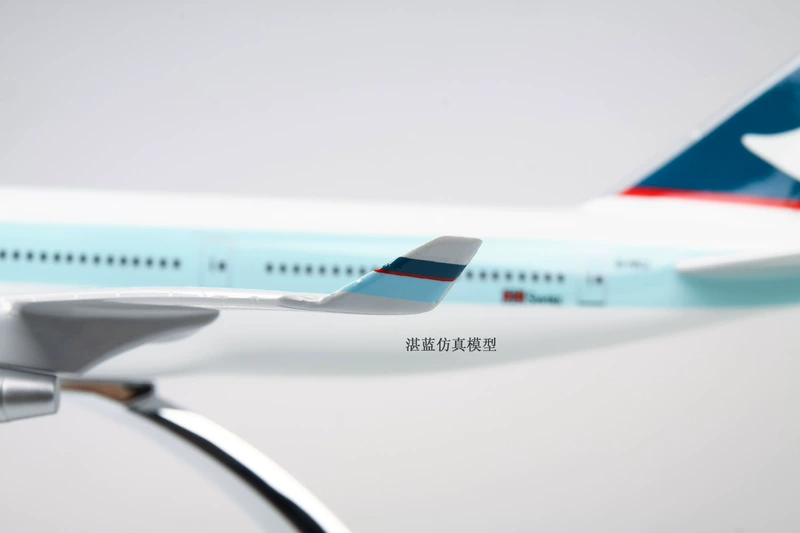 46 cm Hong Kong Cathay Pacific B747 Boeing 747 tĩnh mô phỏng máy bay chở khách máy bay mô hình thành đồ trang trí