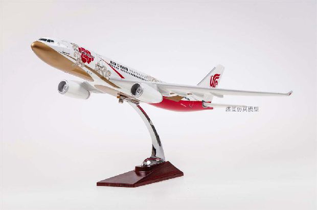 47cm Air China Zijin Số Airbus A330 Mô phỏng tĩnh Hàng không dân dụng Mô hình Máy bay Hàng không Thành phẩm Hàng không mô hình moto