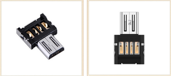 Suitable for fashion new creative accessories OTG card reader og adapter phone U pan USB adapter