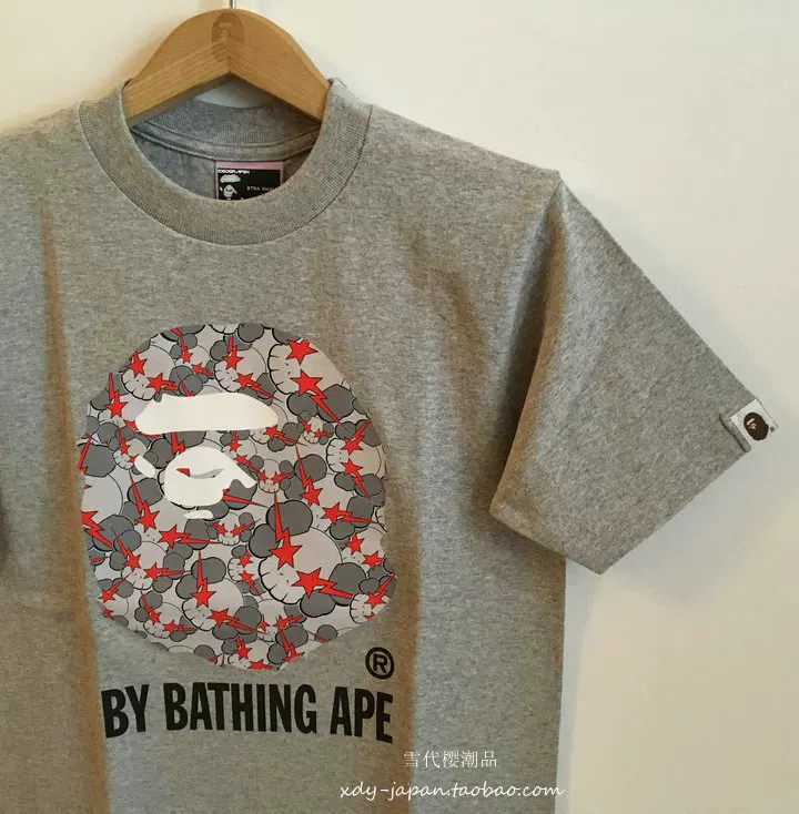 Футболка (BAPE x KAWS) Big Ape Head Tee, камуфляж Star Wars, размер XS, новая