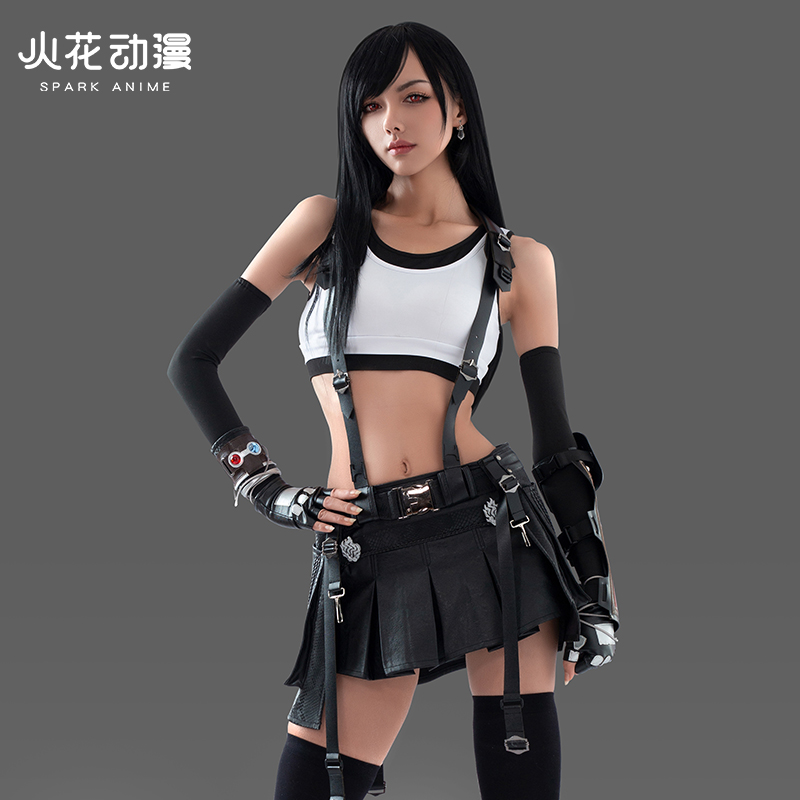 Space Warriors 7cos Remake Tiffa Cos to suit Tifa's same game full set of COSPLAY Costume Women