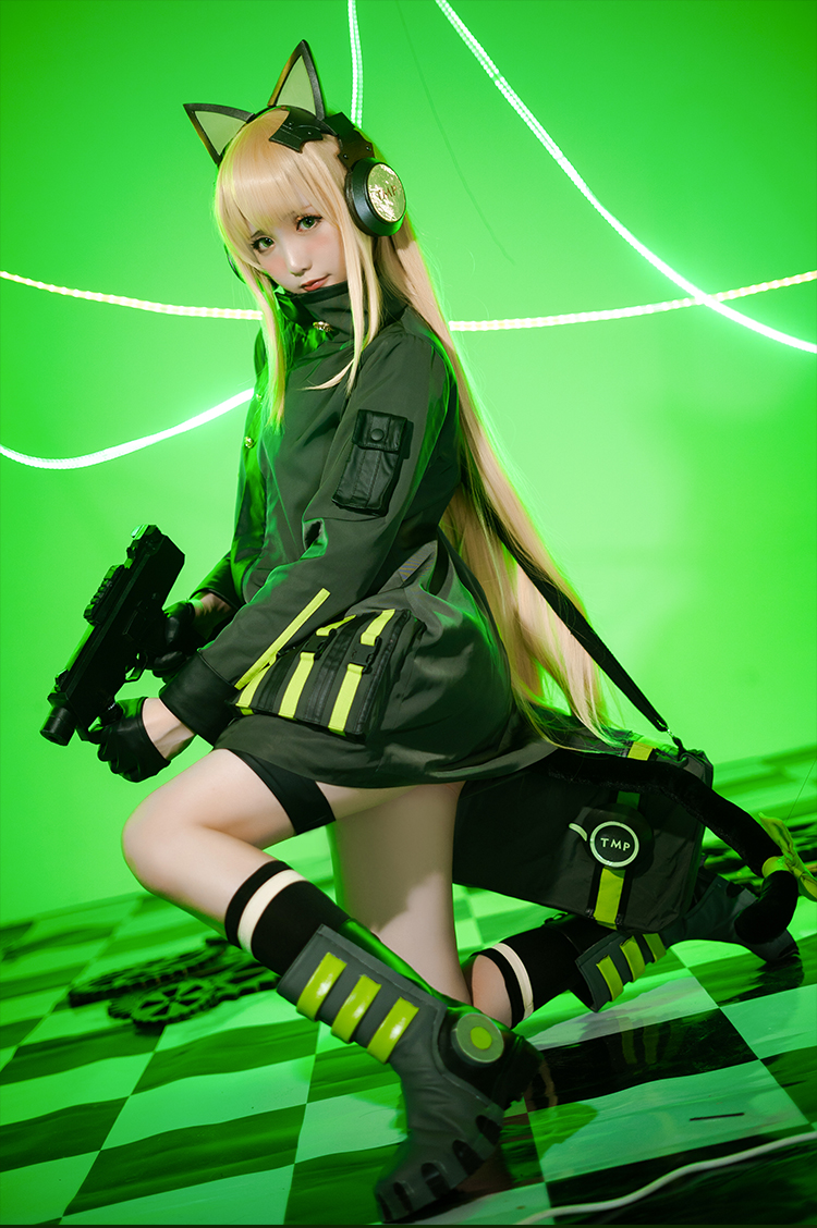Cos本舖 少女前線tmp 戰鬥風cosplay服裝女ump45 偽娘可 露天拍賣
