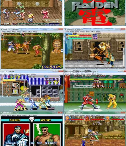 PC máy tính để bàn trò chơi điều khiển máy tính trò chơi máy đơn đôi trò chơi King of Fighters arcade FC trò chơi giả lập màu đỏ và trắng Contra - Người điều khiển trò chơi