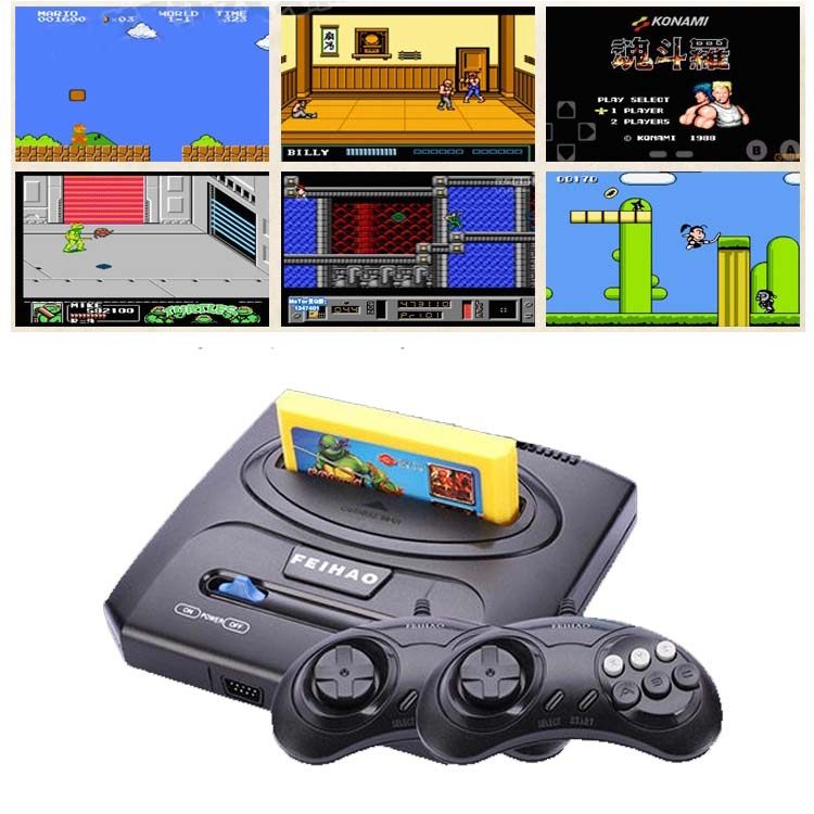 Xiaobawang card home TV game console 8-bit FC people yellow card red and white nostalgic game Super Mario tank