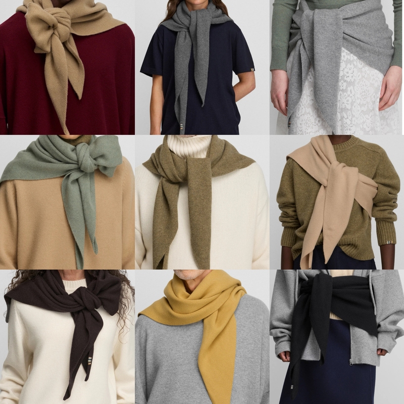 Foreign Trade Dutch Single-Layer 100% Cashmere Autumn and Winter Double-Strand Warm New Upgraded Large Triangular Scarf Unisex Scarf Foreign Trade Dutch Single-Layer 100% Cashmere Autumn and Winter Double-Strand Warm New Upgraded Large Triangular Scarf Unisex Scarf