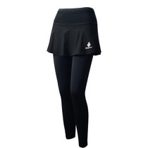 Beisitu autumn and winter running fitness sports cross-country water bag micro-compression sweat absorption quick-drying fake two pair of trousers skirt