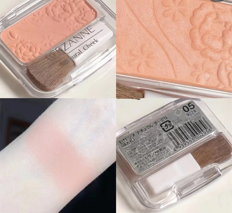 Spot Nhật Bản cezanne Qianli phấn đơn sắc blush nữ 05 # màu mới 16 # cánh hoa ngọc trai trang điểm màu nude lưới đỏ rouge - Blush / Cochineal